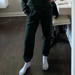 ARITZIA Mega Sweatpants in Scarab
